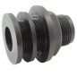 Polypropylene wall feedthrough, male threaded 15x21.