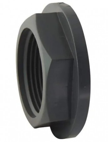 Polypropylene plate locknut for threaded spool, 20x27.