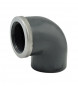 Elbow 90° PVC mixed pressure 26x34 reinforced, diameter 32 mm