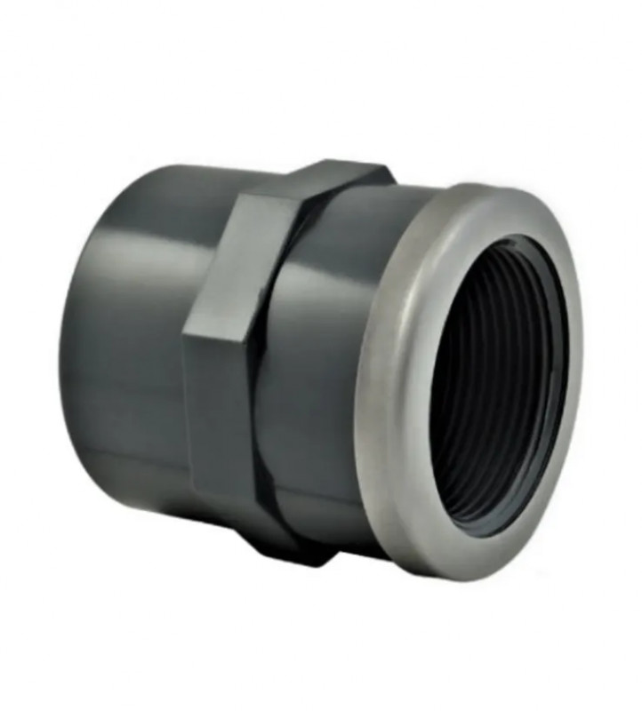 PVC pressure sleeve 50 mm, 40x49 reinforced stainless steel