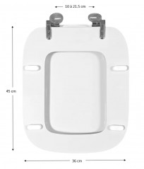 Toilet seat PRIMA Style, ALLIA, white