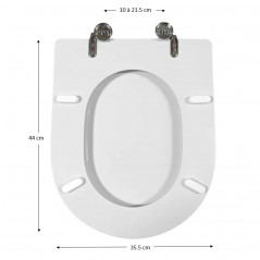 Toilet seat ALLIA Mango 1 and 2, and JAIPUR, white