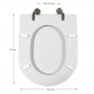 Abattant pour wc ALLIA Mango 1 et 2, et JAIPUR, blanc