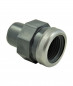 PVC pressure sleeve male 50 mm, female to screw 40x49 reinforced