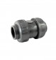 Spring-loaded PVC check valve, 20 mm female, for gluing