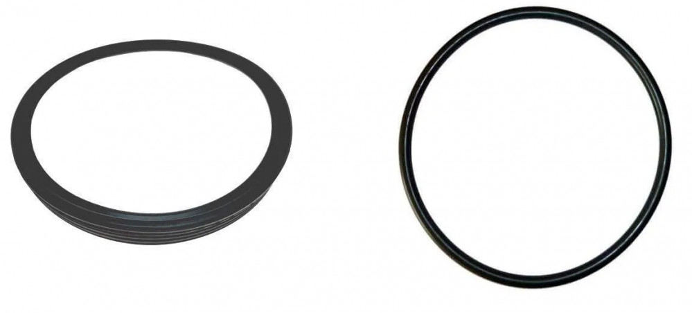 Gasket for swivel WC pipe of support frame.