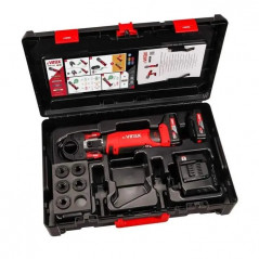 Virax L2X crimping pliers in a case with 12, 14, 16, 18 and 22 copper dies.