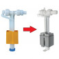 Slim&Silent" frame float valve