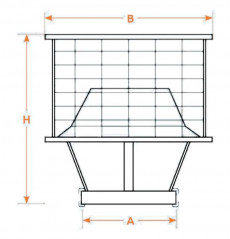 EXTRACTOR with anti-volatile mesh 250 to 300 all stainless steel