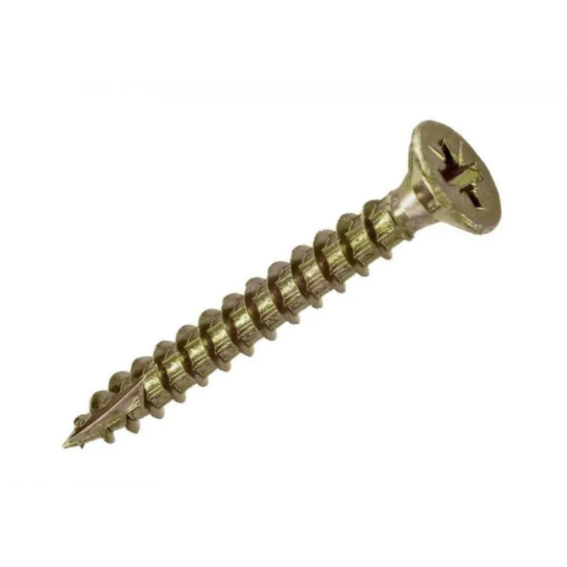 Wood and chipboard screws, 4,5x40 mm countersunk Rocket minivybac posidriv, 25 pieces