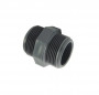 Double male PVC pressure nipple 12x17 (3/8")