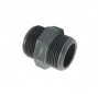 Double male PVC pressure nipple 15x21 (1/2")