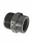 PVC pressure reducer male 15x21 (1/2"), female 12x17 (3/8")