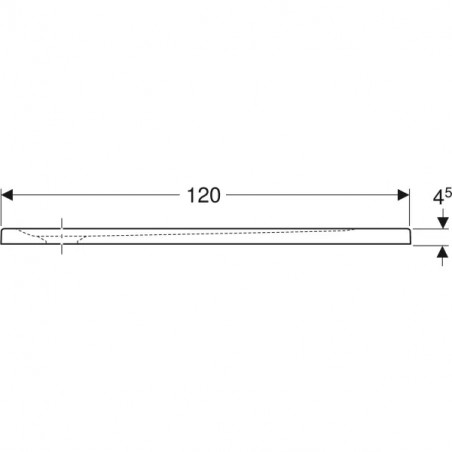 Receveur de douche rectangulaire Renova 1200x900 mm ultra plat à encastrer ou à poser, antigliss