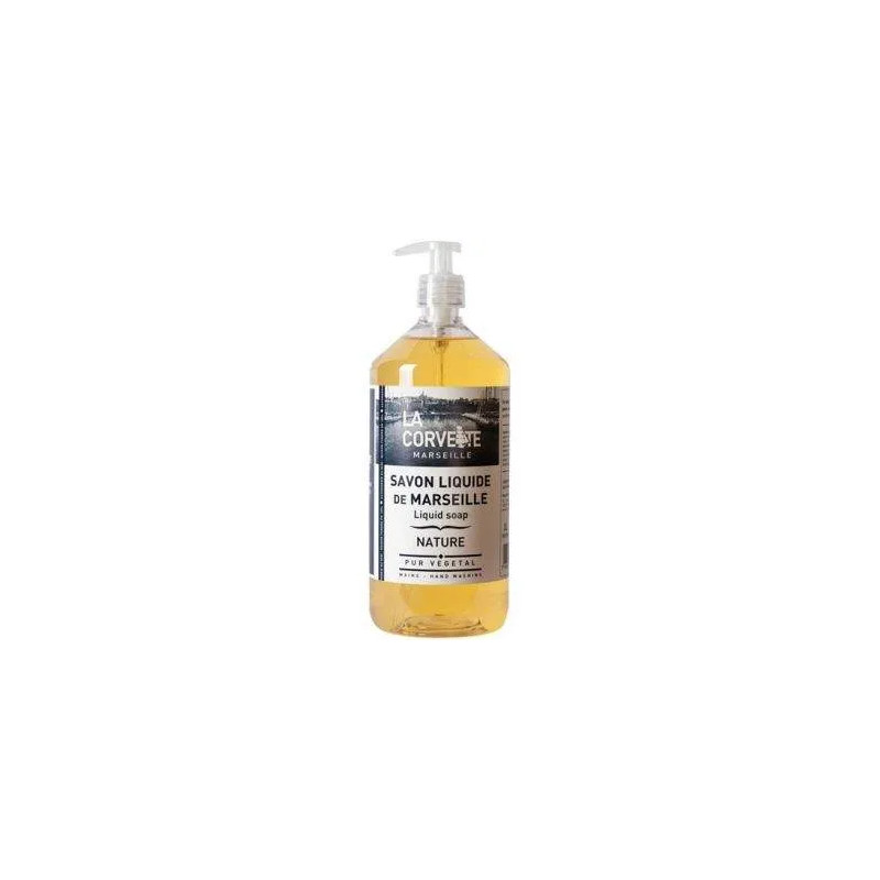 Savon liquide de marseille nature 1l pompe