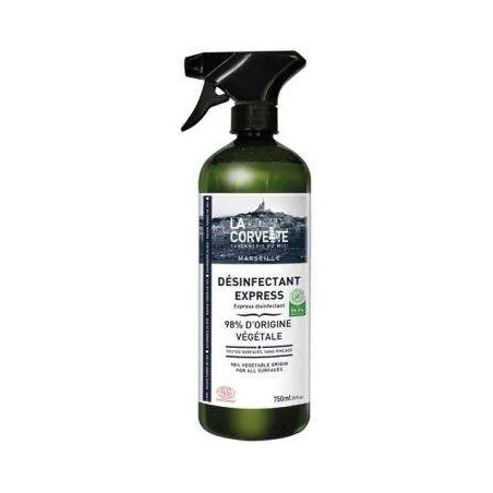 Desinfectant express 98% origine vegetale 750ml