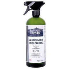 Schwarze Flüssigseife ecocert spray 750ml