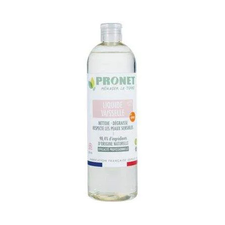 Detergente per piatti a mano per pelli sensibili ecocert 500ml