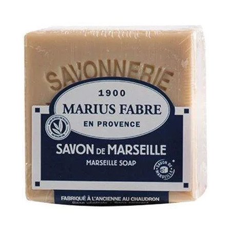 Savon de marseille blanc filmé sans huile de palme 200g