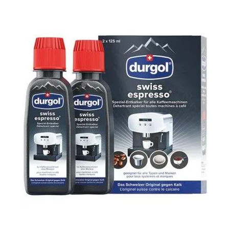 Durgol swiss espresso descaler 2x125ml