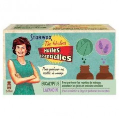 Coffret de 2 huiles essentielles lavande et eucalyptus