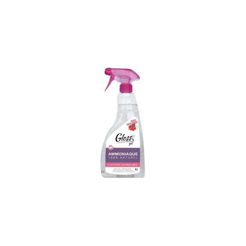 Gloss gel ammoniaque naturelle arome framboise 750ml