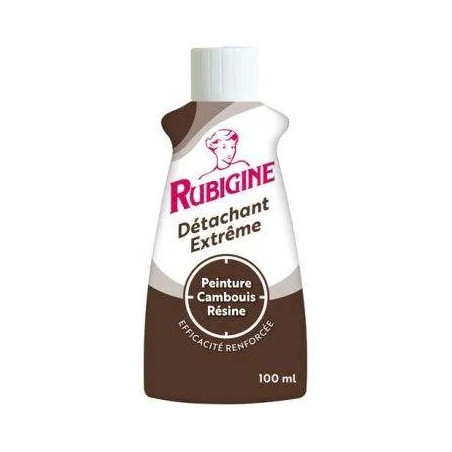 Quitamanchas de pintura para lodos y resina 100ml Rubigine