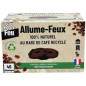 Kofeu coffee grounds fire starter x40