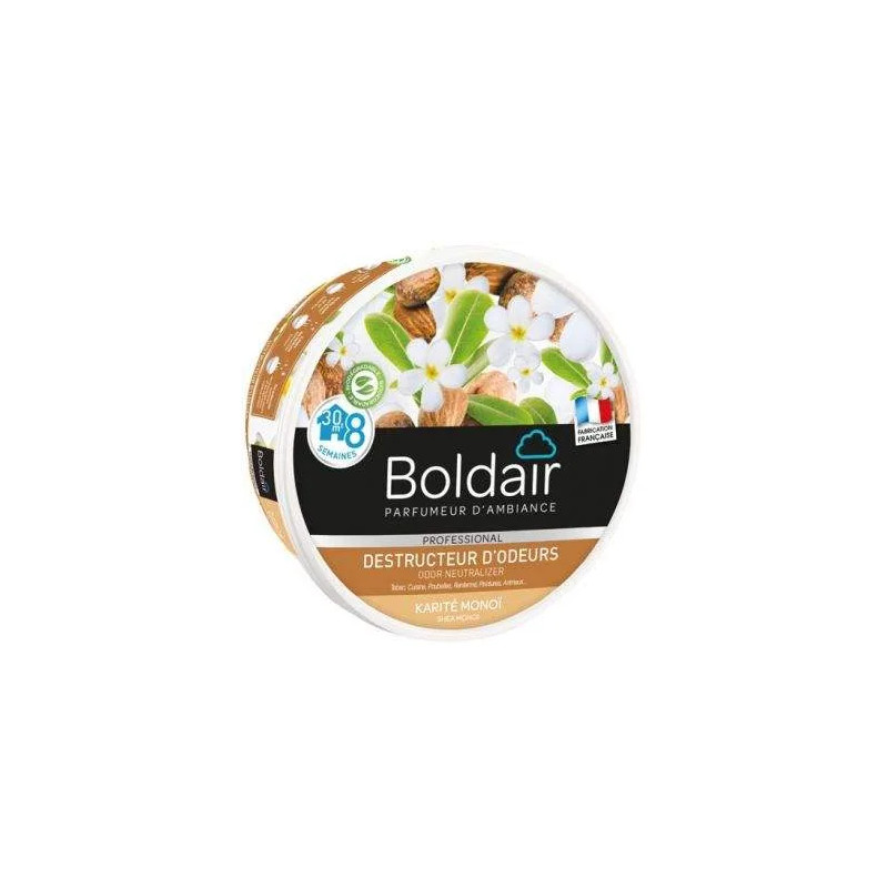 Boldair gel destructeur d'odeur karite monoi 300g