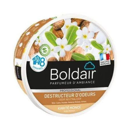 Boldair gel distruttore di odori karite monoi 300g