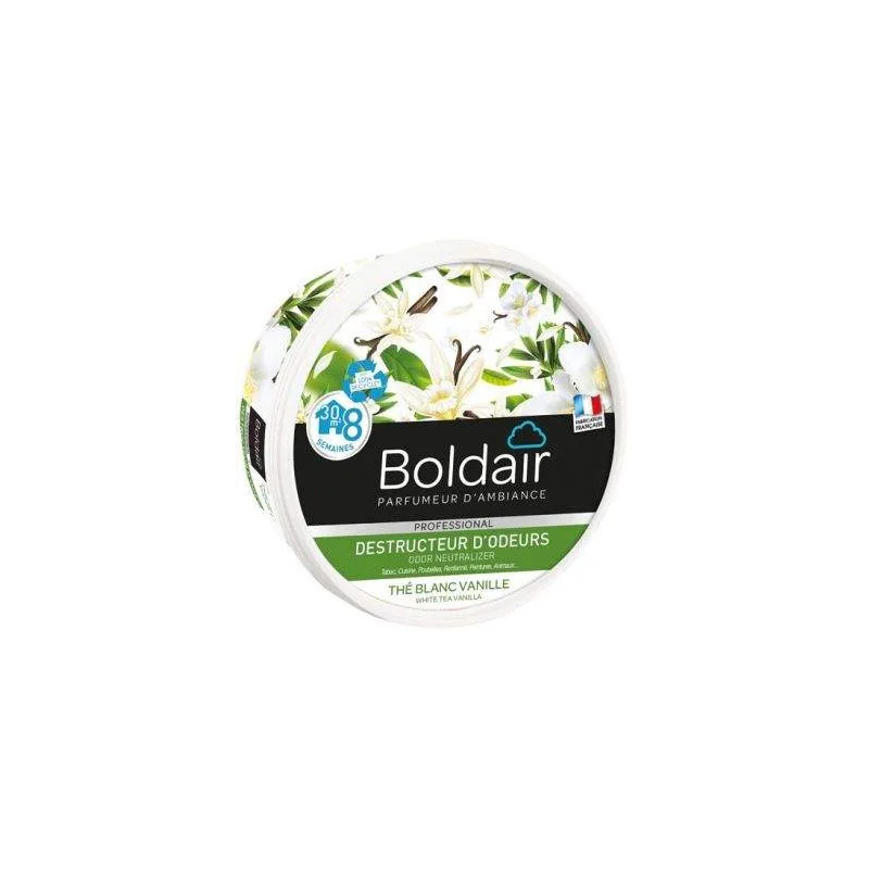 Boldair gel destructeur d'odeur thé blanc 300g