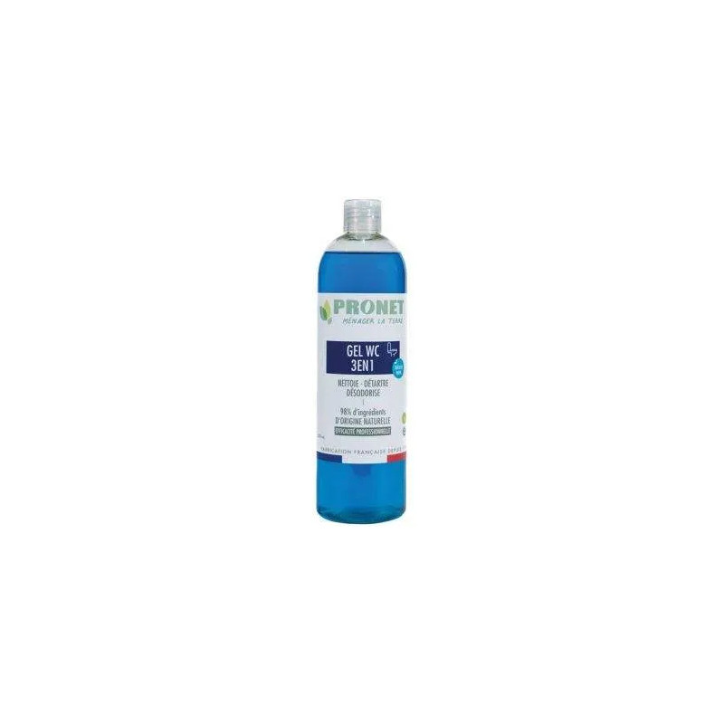 Gel wc detartrant desodorisant 98% naturel 500ml