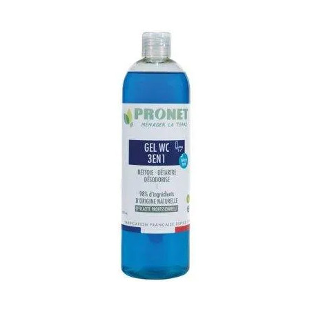 Gel wc detartrant desodorisant 98% naturel 500ml