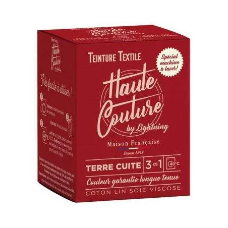 Teinture textile haute couture terre cuite 350g