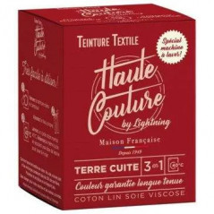 Teinture textile haute couture terre cuite 350g