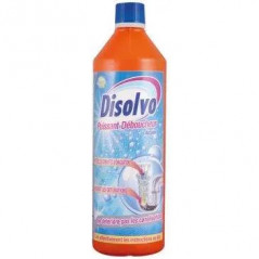 Potente desatascador alcalino 1L Disolvo