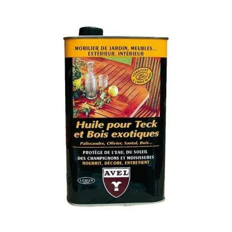 Huile pour teck/bois exotique 1L