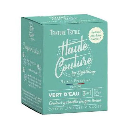 Teinture textile haute couture vert d'eau 350g