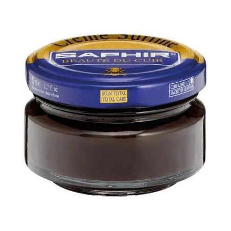 Pommadier pot 50ml marron foncé Saphir