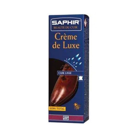 Crema de lujo tubo 75ml aplicador negro Saphir