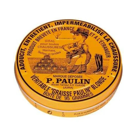 Paulin grasa para zapatos 95g rubia