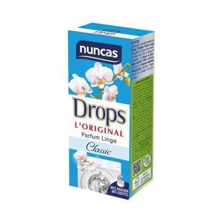 Nuncas gotas perfume lino clásico frasco 100ml en vidrio