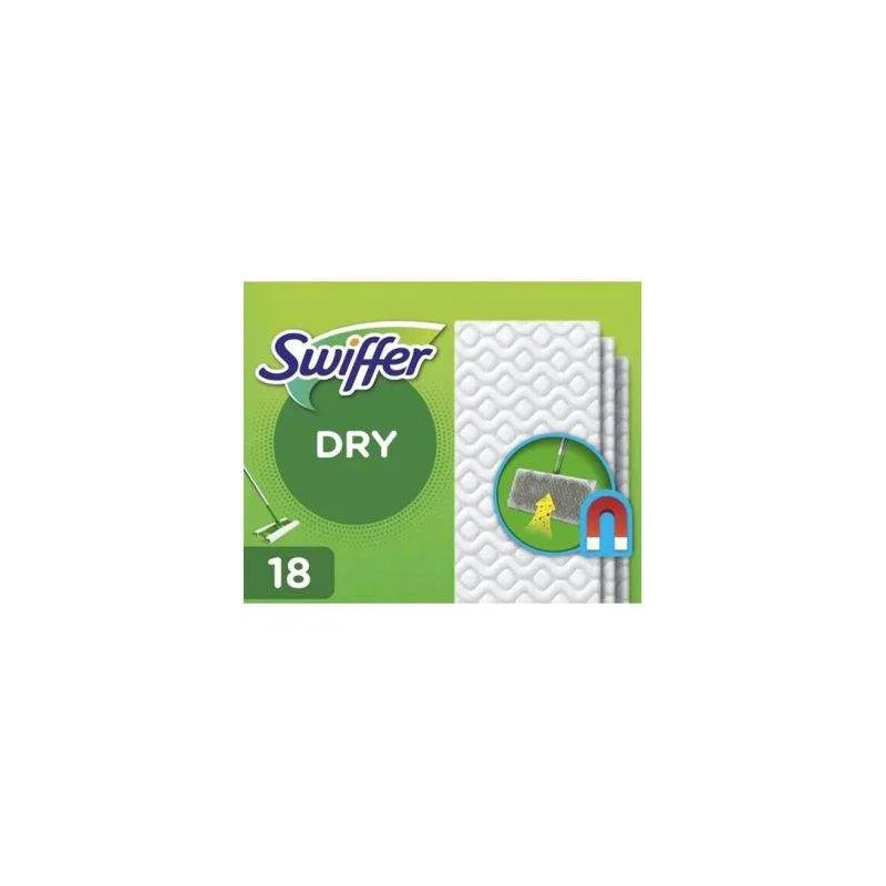 Lingette sèche sol swiffer dry x18