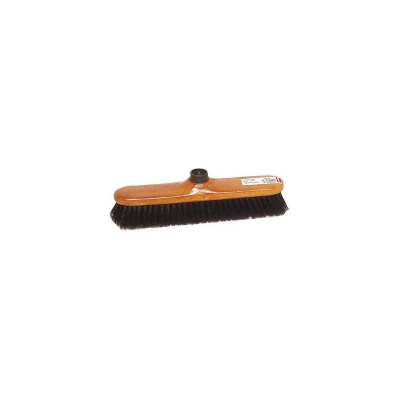 Straight broom inside smooth floor black silk s45