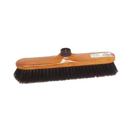 Straight broom inside smooth floor black silk s45