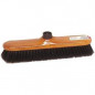 Straight broom inside smooth floor black silk s45