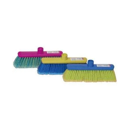 Gondola broom pvc flowered