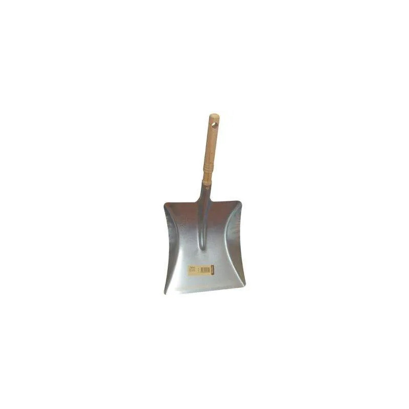 Metal shovel with wooden handle, nature range