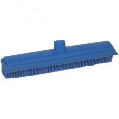 Rubber broom + scraper blade