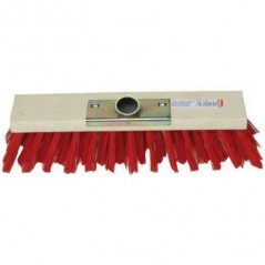 Balai cantonnier pvc rouge 31cm